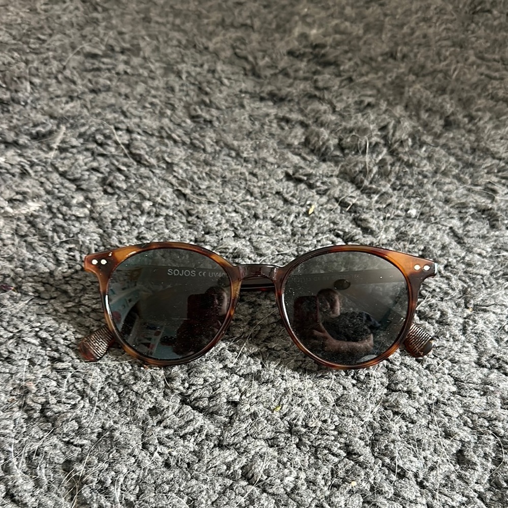 Brown Round Sunglasses